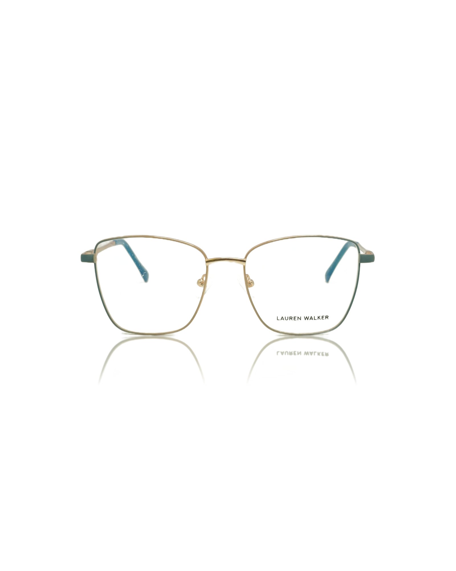 LAUREN WALKER Transition Chameleon Metal Frame (Matte Gold with Emerald Violet Transition)