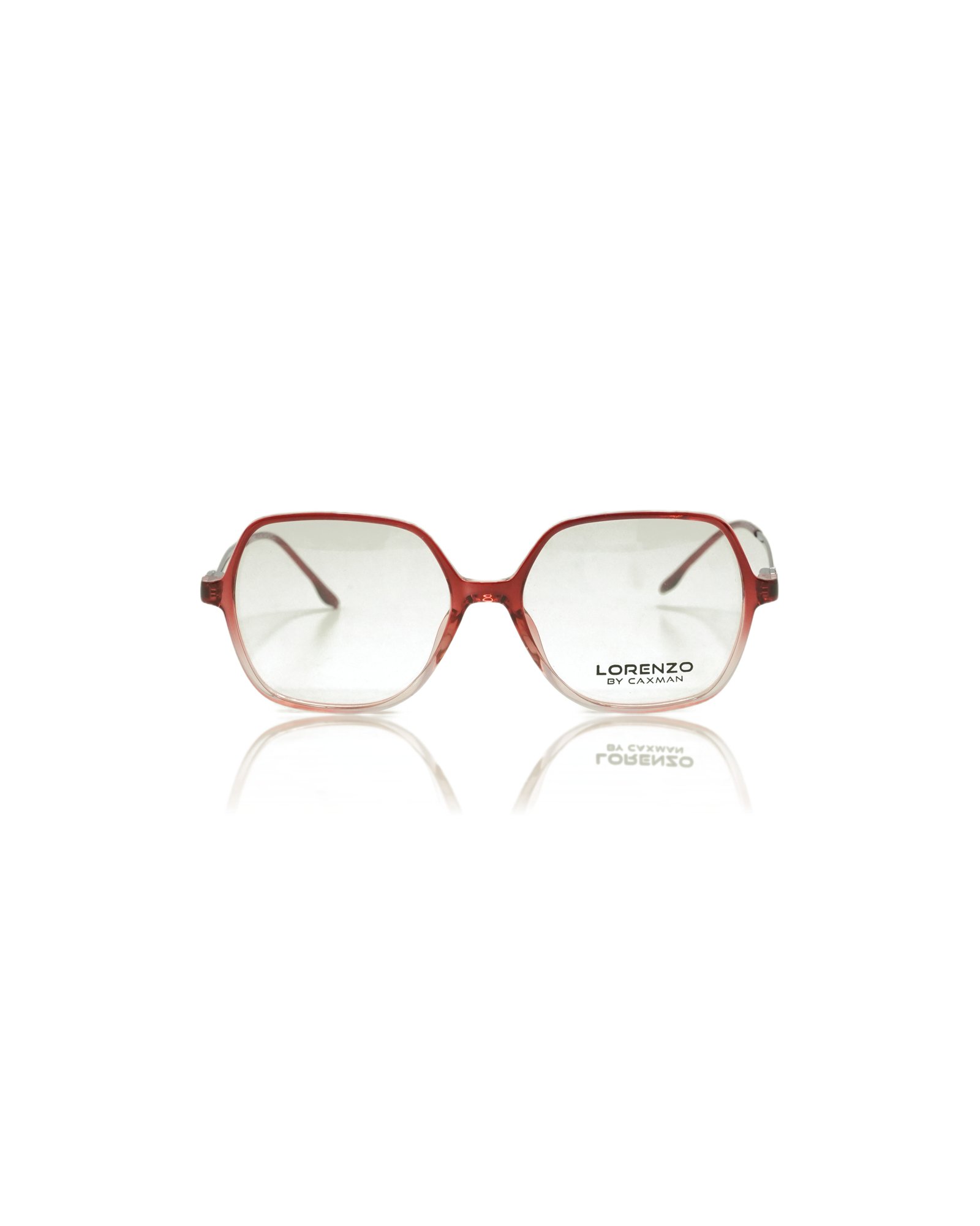 CAXMAN Loranzo Minimalist Oval Shell Frame (Crystal Champagne Amber)