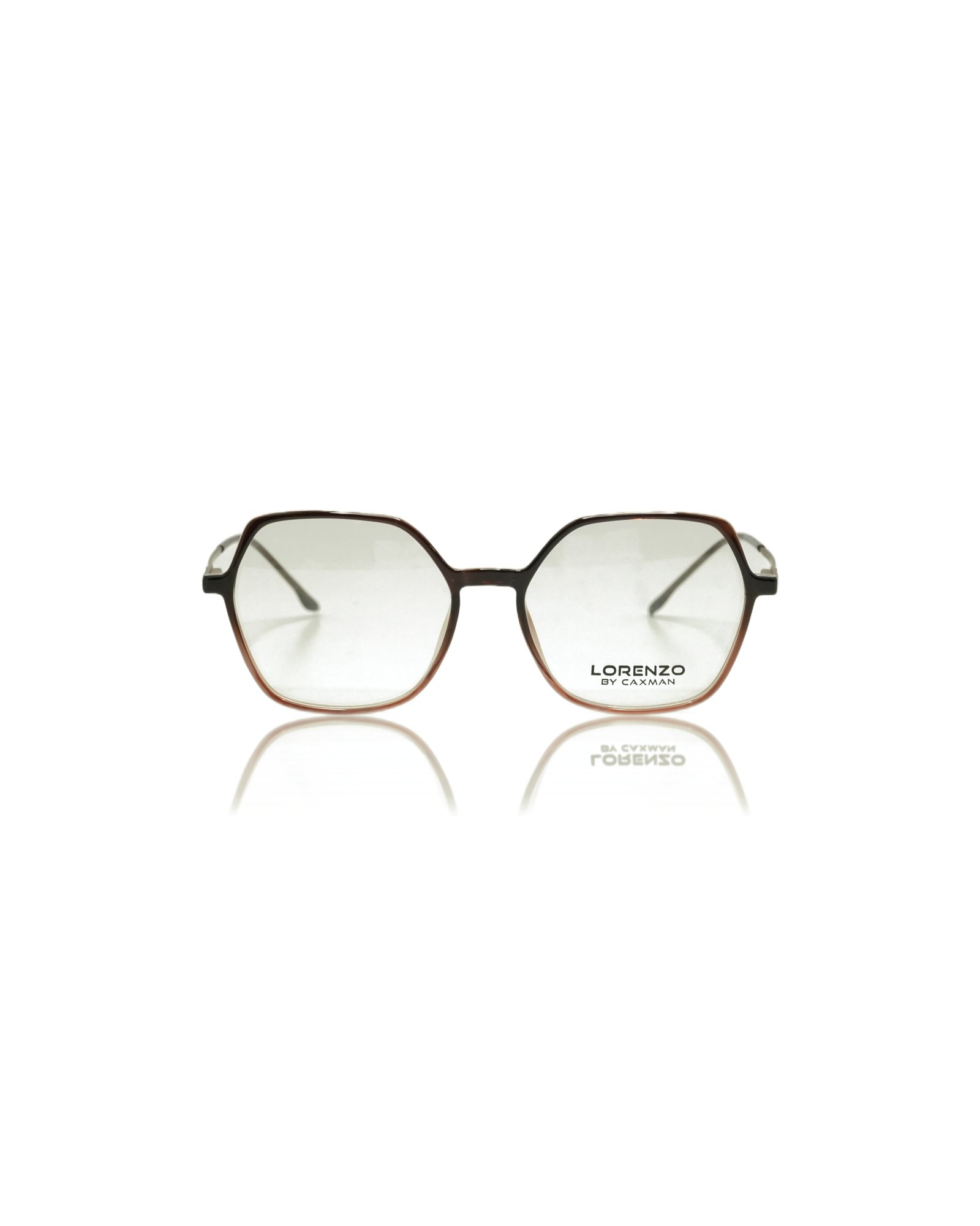 CAXMAN Loranzo Minimalist Oval Shell Frame (Warm Mocha Espresso Shell)