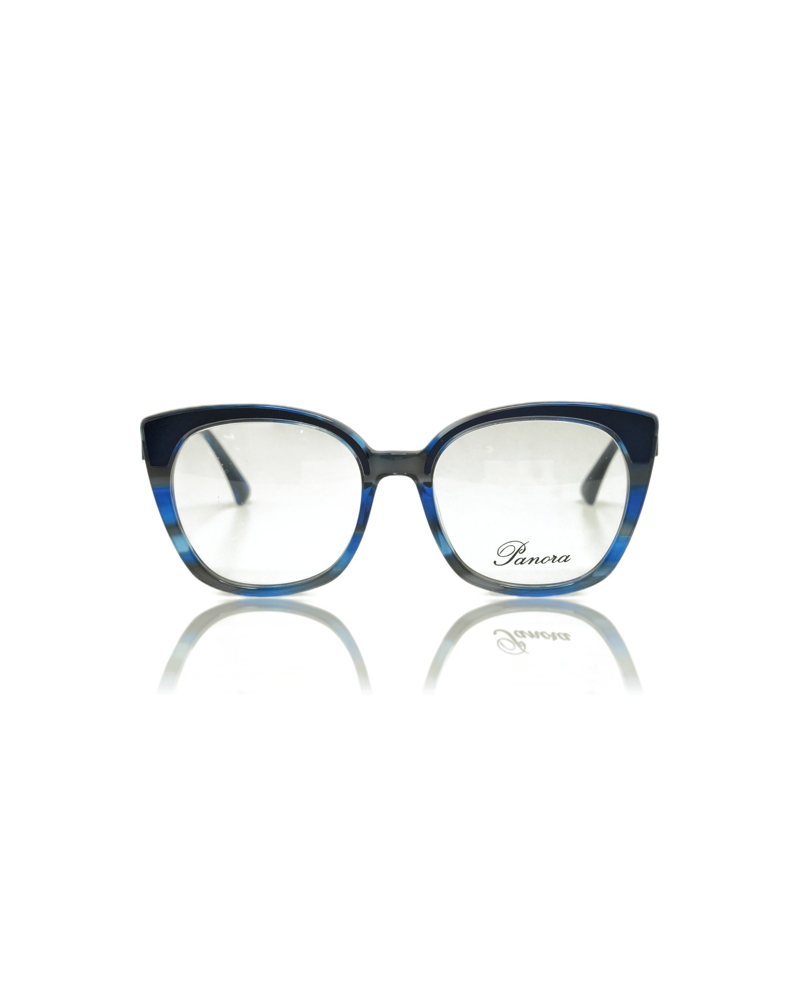 PANORA Pure Acetate Sapphire Blue Shell Frame (Deep Translucent Sapphire Blue)