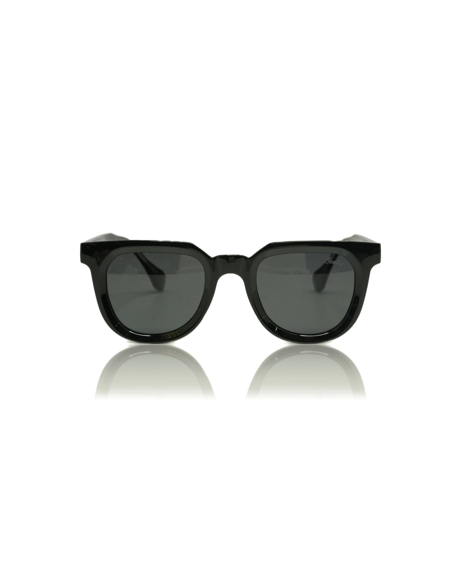 TIGER Oversized Shield Big Face UV Sunglasses (Obsidian Gloss with Dark UV Shield)