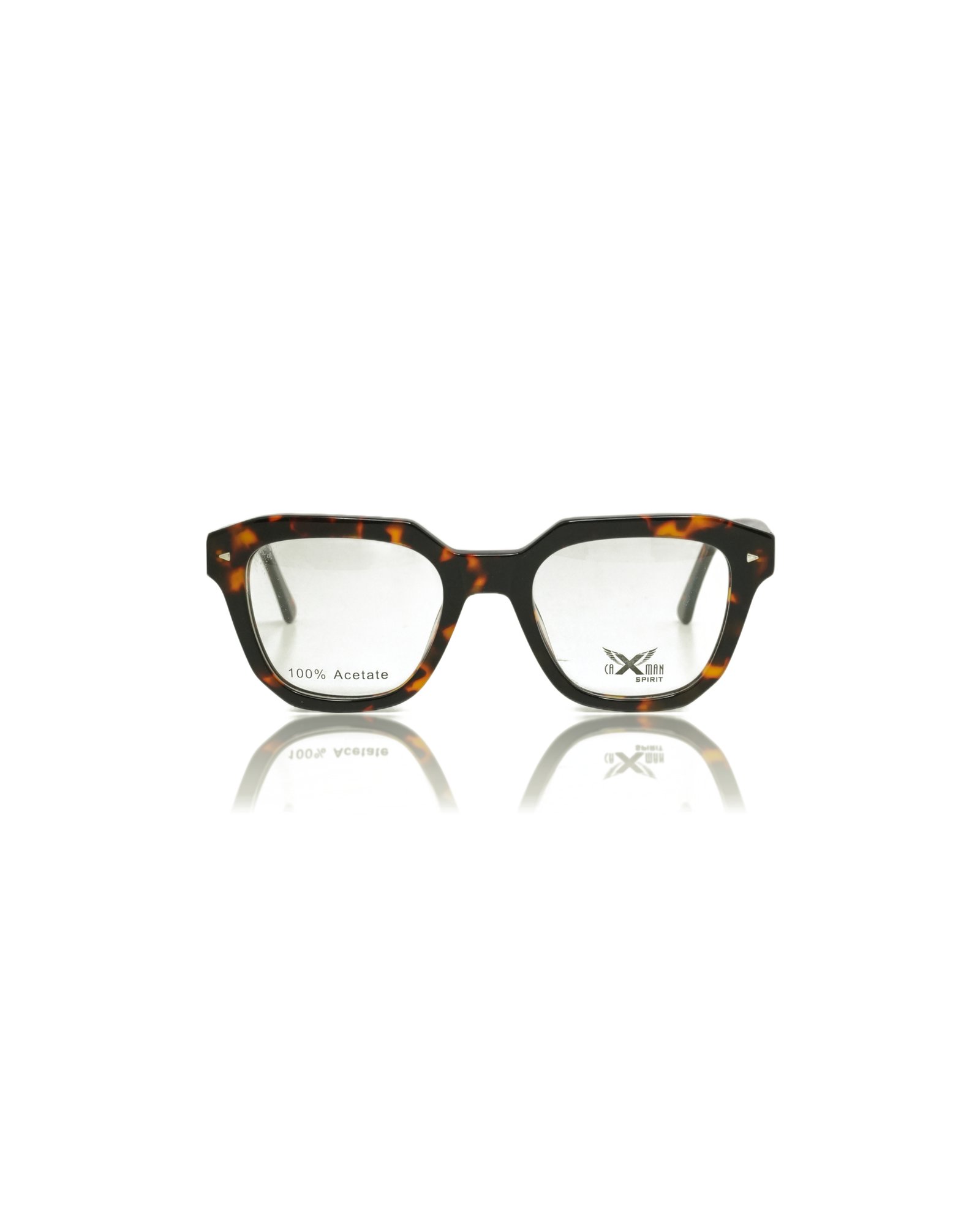 CAXMAN Tortoise Shell Pure Acetate Optical Frame (Classic Dark Havana Tortoise)