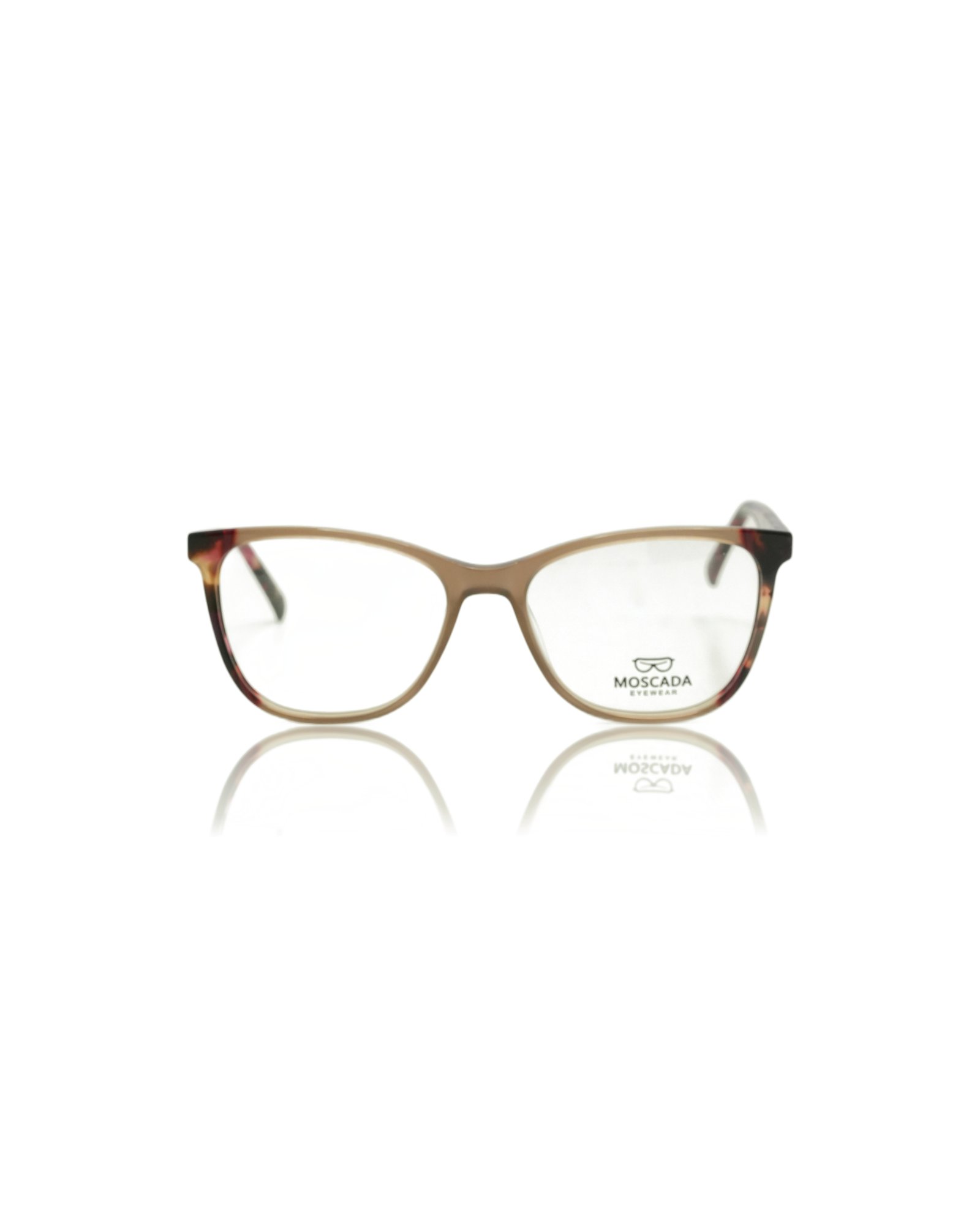 MOSCADA European Cat Eye High-Gloss Shell Frame (Warm Amber Honey Shell)