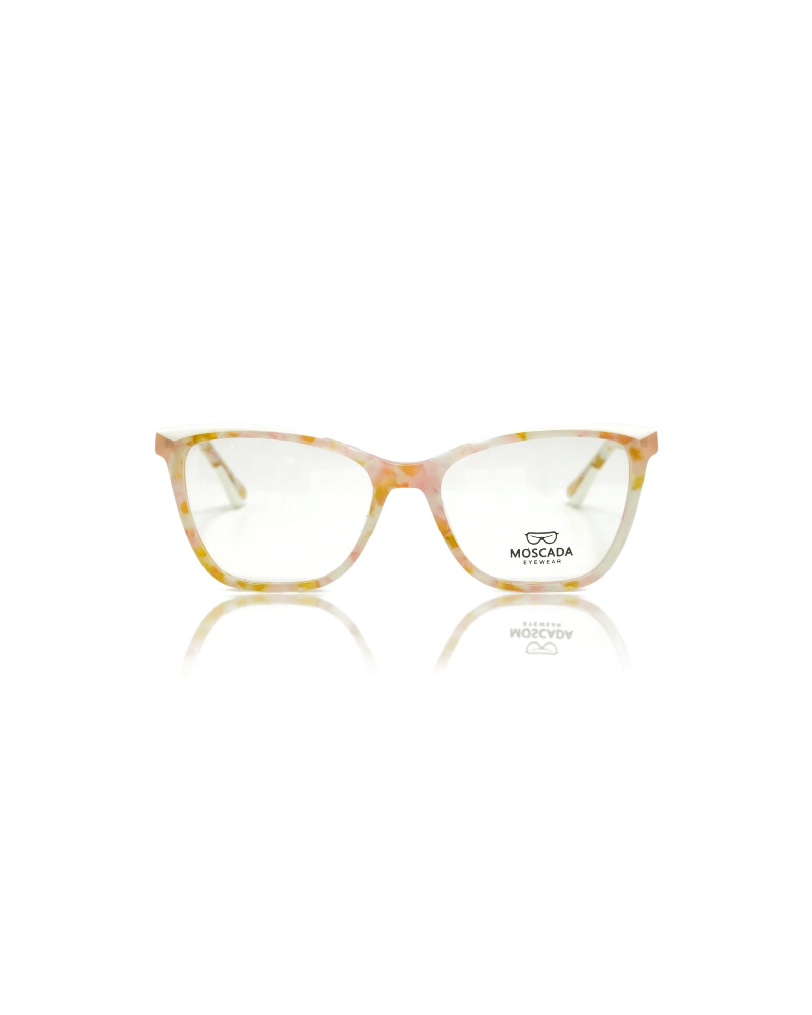 MOSCADA Botanical Floral Multi-Colour Cat Eye Frame (Champagne Rose Floral Multi)