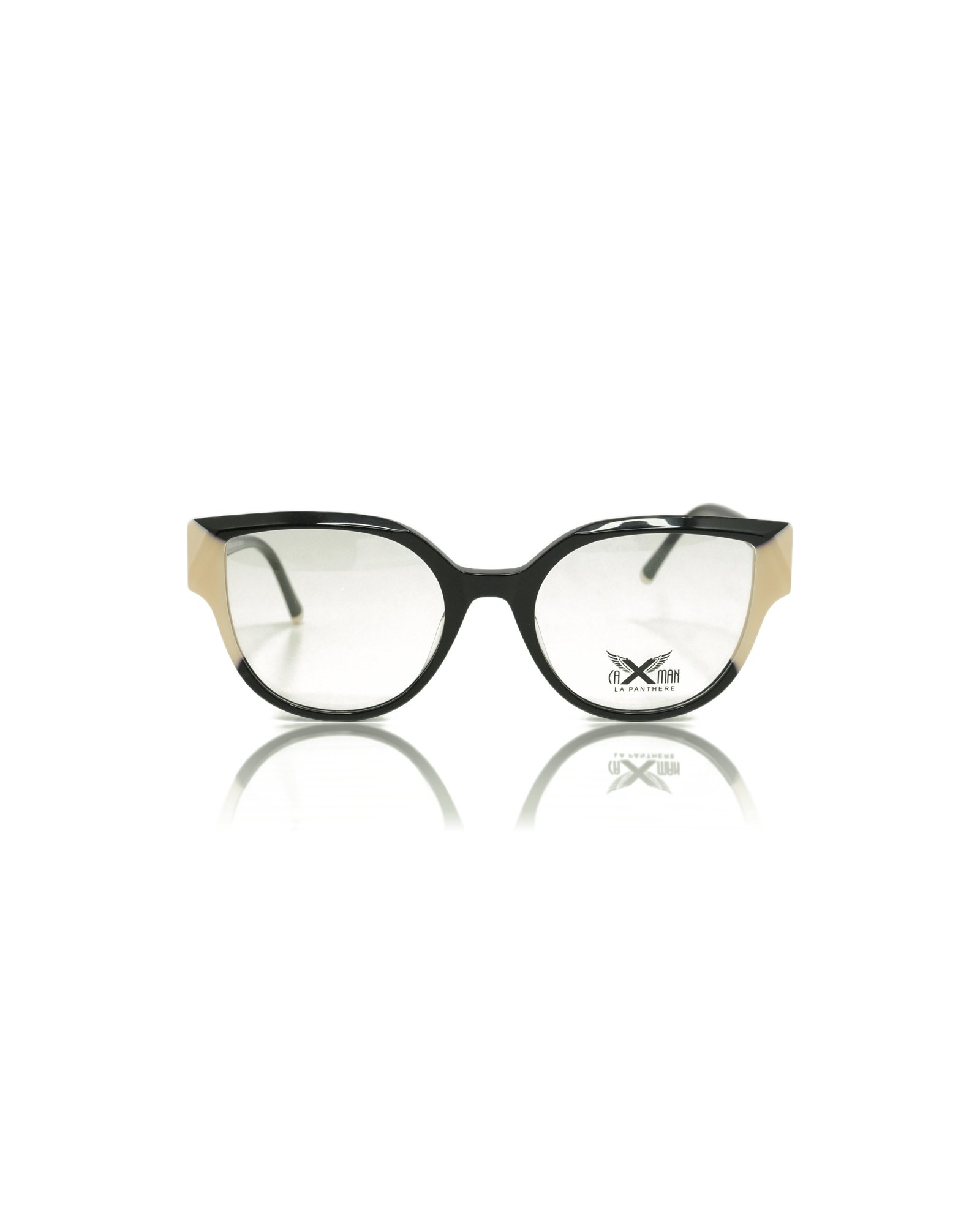 CAXMAN Pure Acetate Multi-Colour Cat Eye Frame (Olive Khaki Multi-Acetate Swirl)