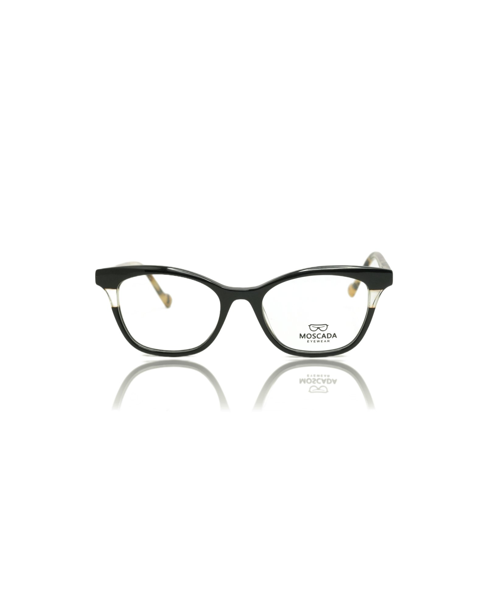 MOSCADA Classic Black Cat Eye Executive Shell Frame (Executive Obsidian Black)
